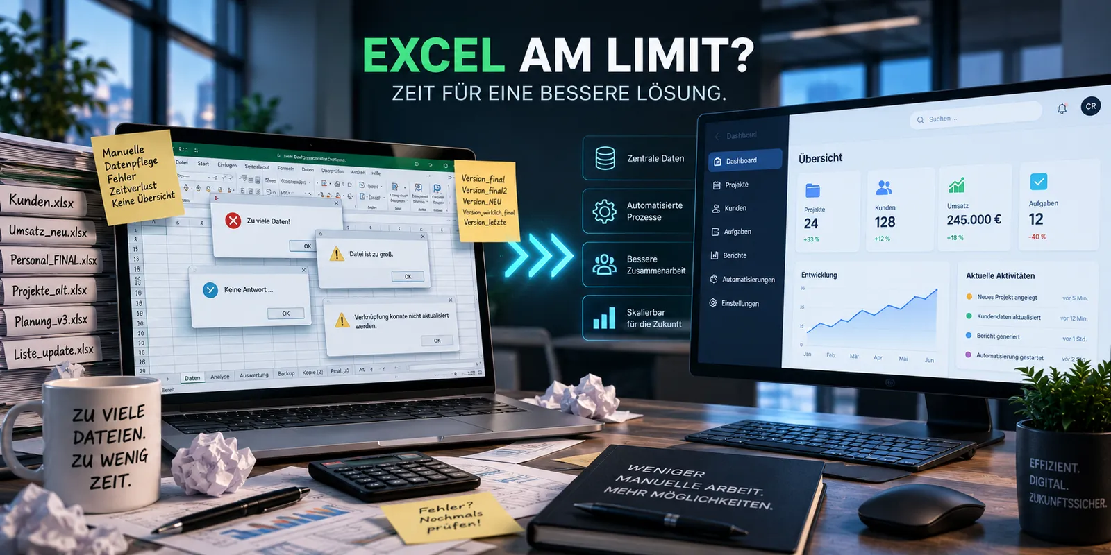 Excel am Limit - Symbolbild